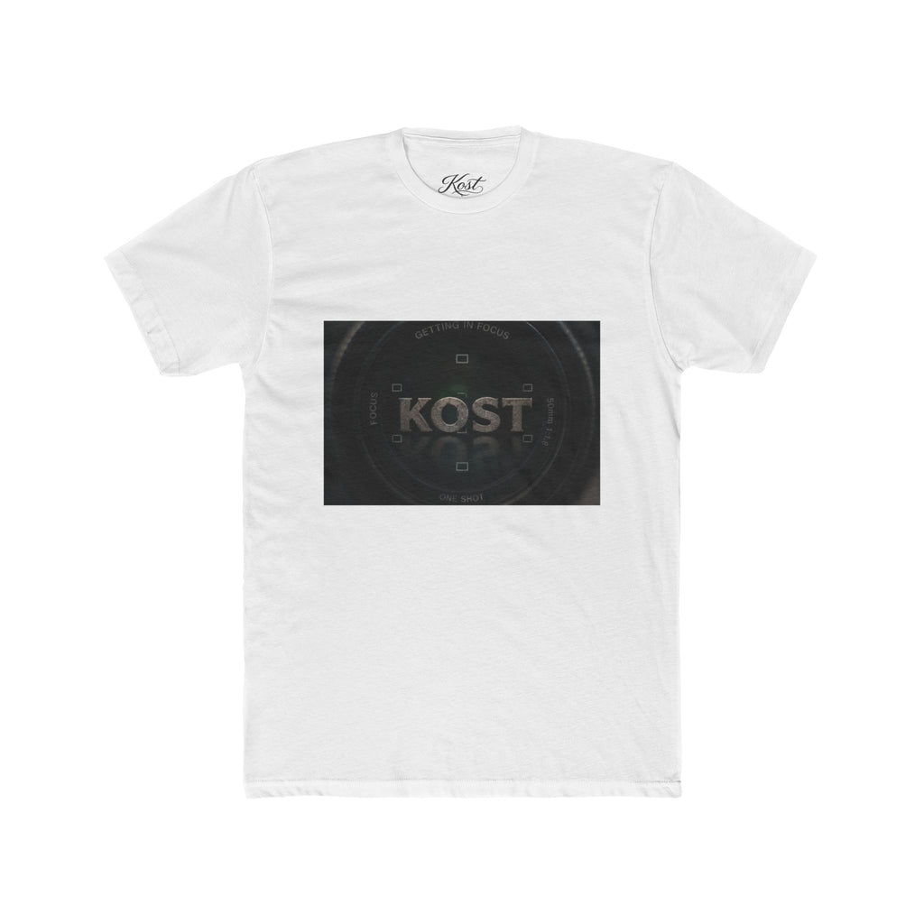 KOST Logo Tee — Minimalist Black Graphic Cotton T‑Shirt