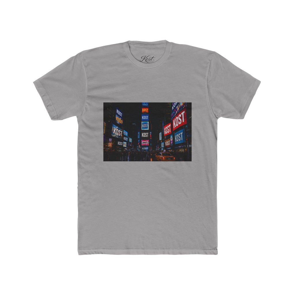 Neon City Lights T‑Shirt — Nighttime Urban Photo Tee