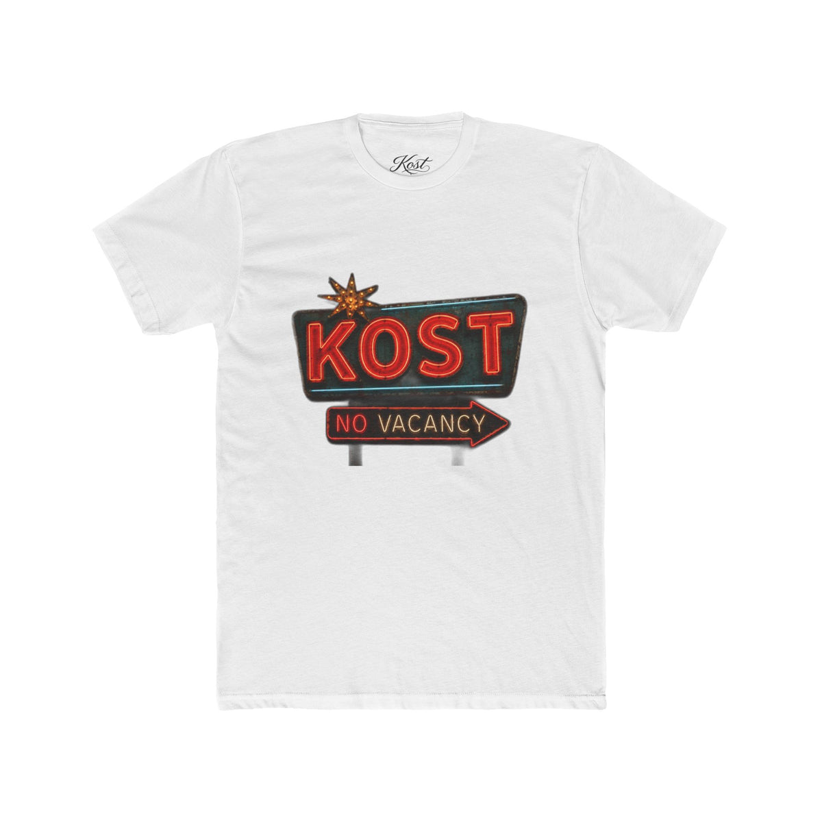 KOST No Vacancy Retro Motel Sign T-Shirt