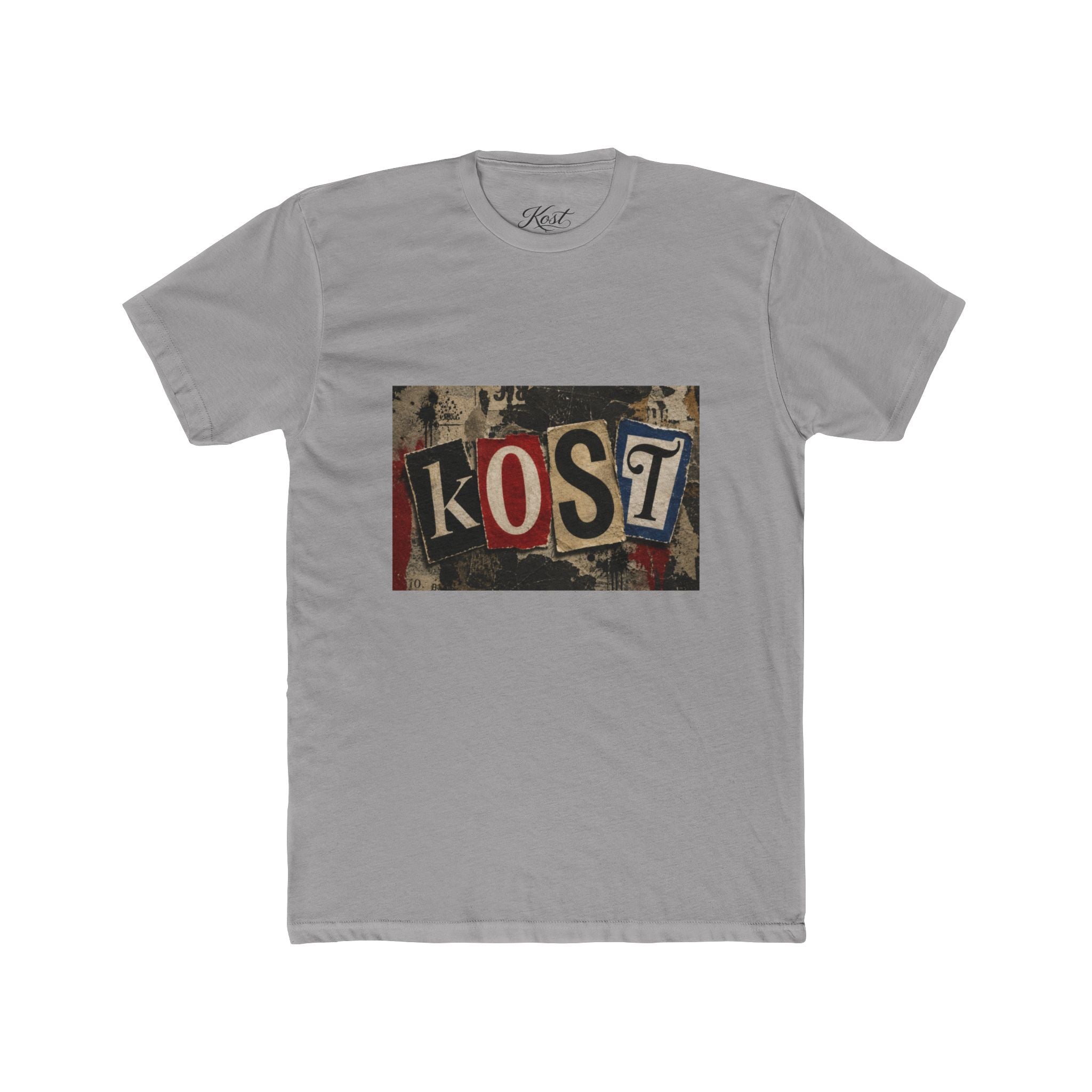 KOST Vintage Collage Tee — Retro Ransom-Style Graphic T-Shirt