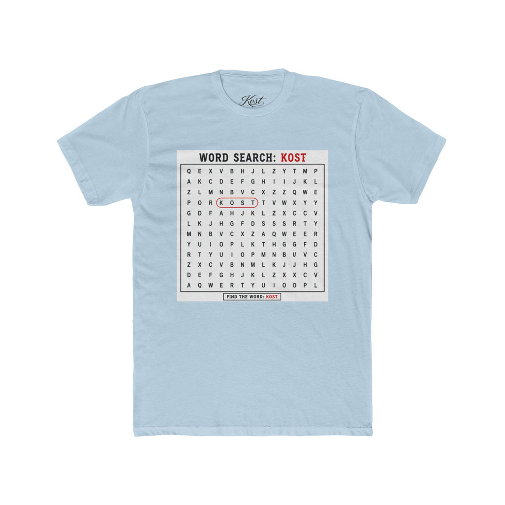 Word Search T‑Shirt — "Kost" Puzzle Graphic Tee