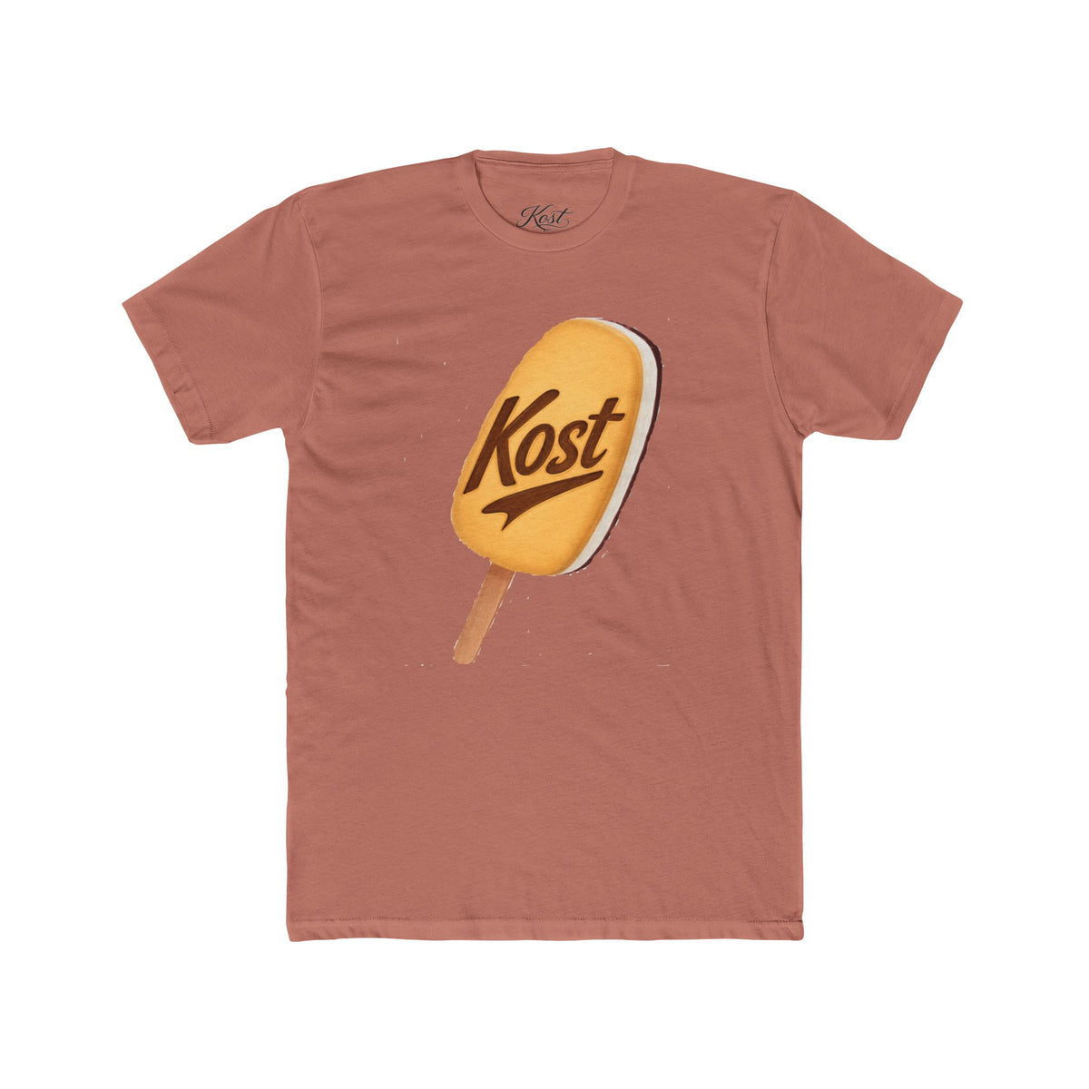 Ice Pop Logo Tee — "Kost" Retro Popsicle Graphic T-Shirt