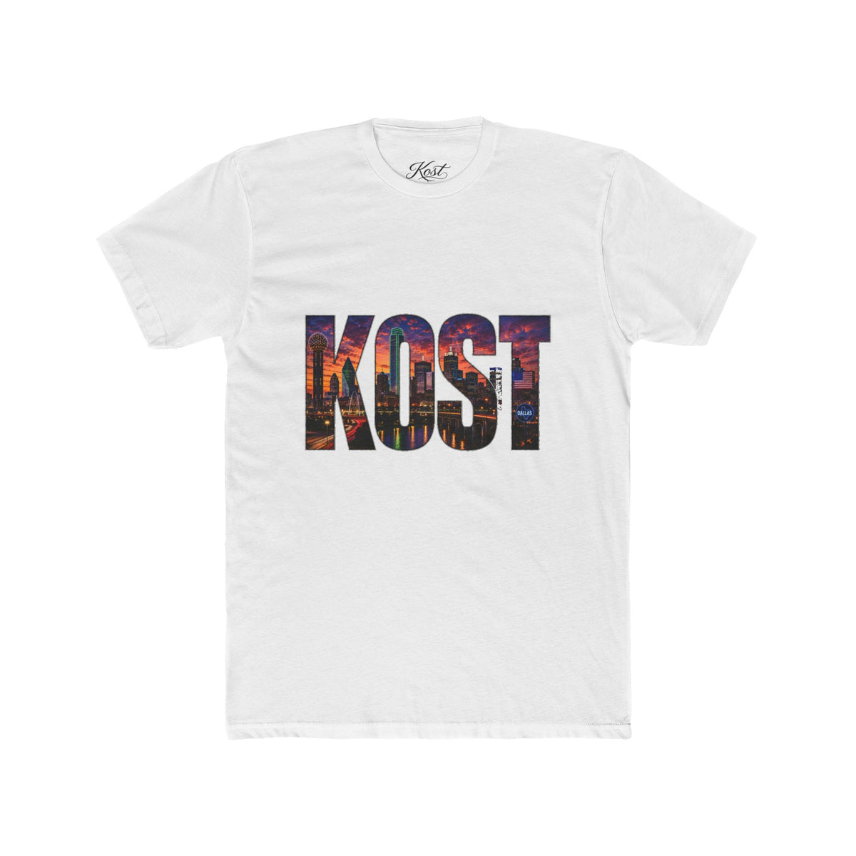 KOST Cityscape Graphic Tee — Urban Skyline Lettered T-Shirt