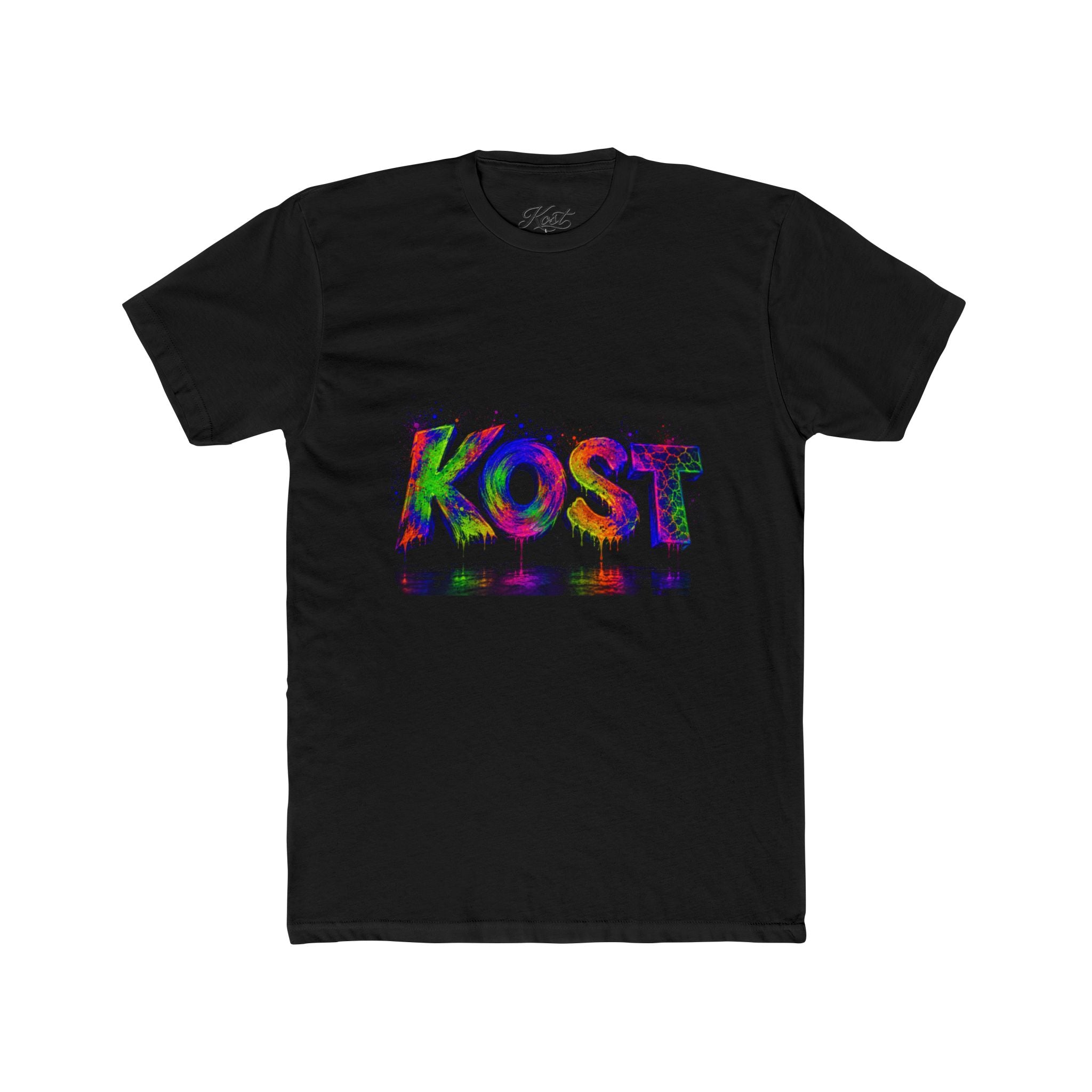 KOST Color-Splatter Tee — Retro Graffiti Graphic T-Shirt