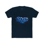 KOST Neon Bubble Logo Tee — Retro Blue Graphic T-Shirt