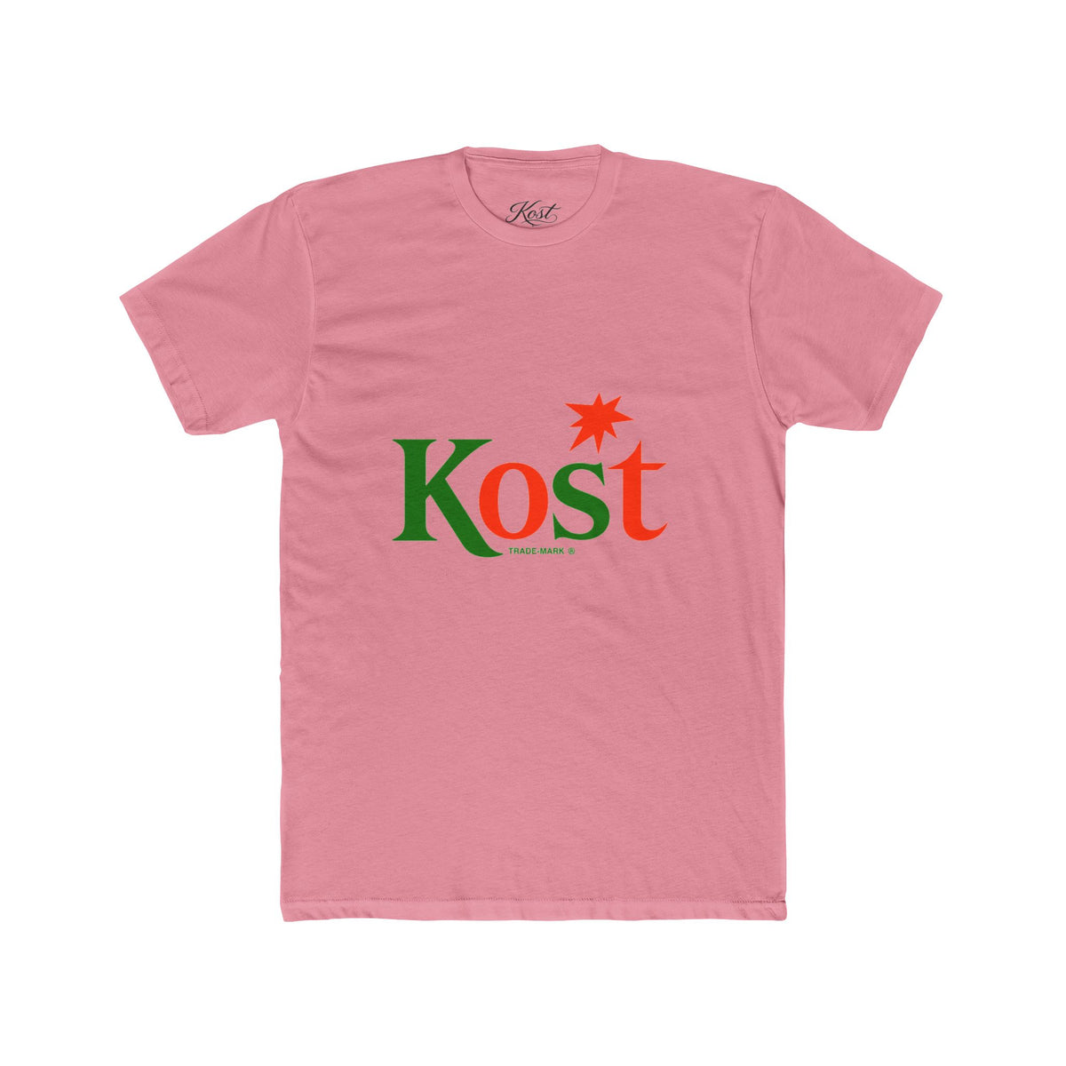 Kost Logo Tee — Retro Green & Red Graphic T-Shirt