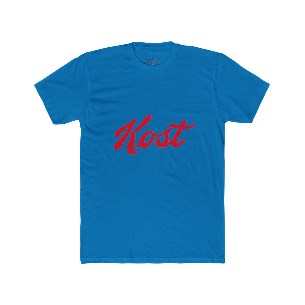 Kost Script Logo Tee — Minimal Retro Graphic T-Shirt