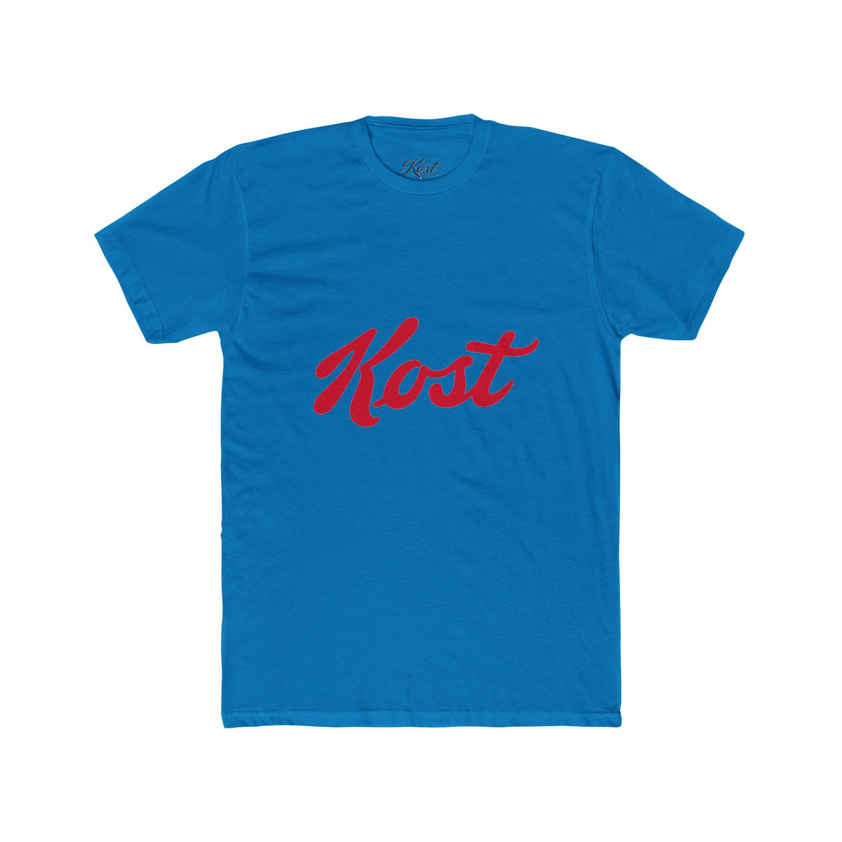 Kost Script Logo Tee — Minimal Retro Graphic T-Shirt