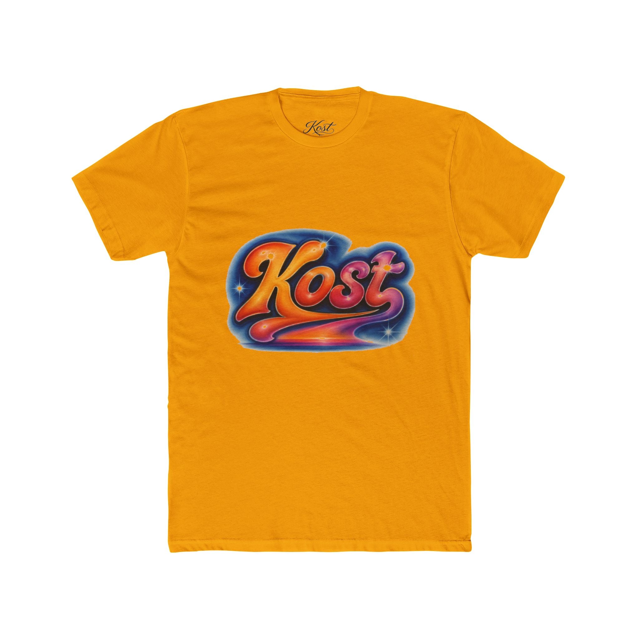 Retro 'Kost' Graphic Tee — Vintage Cosmic Logo T-Shirt