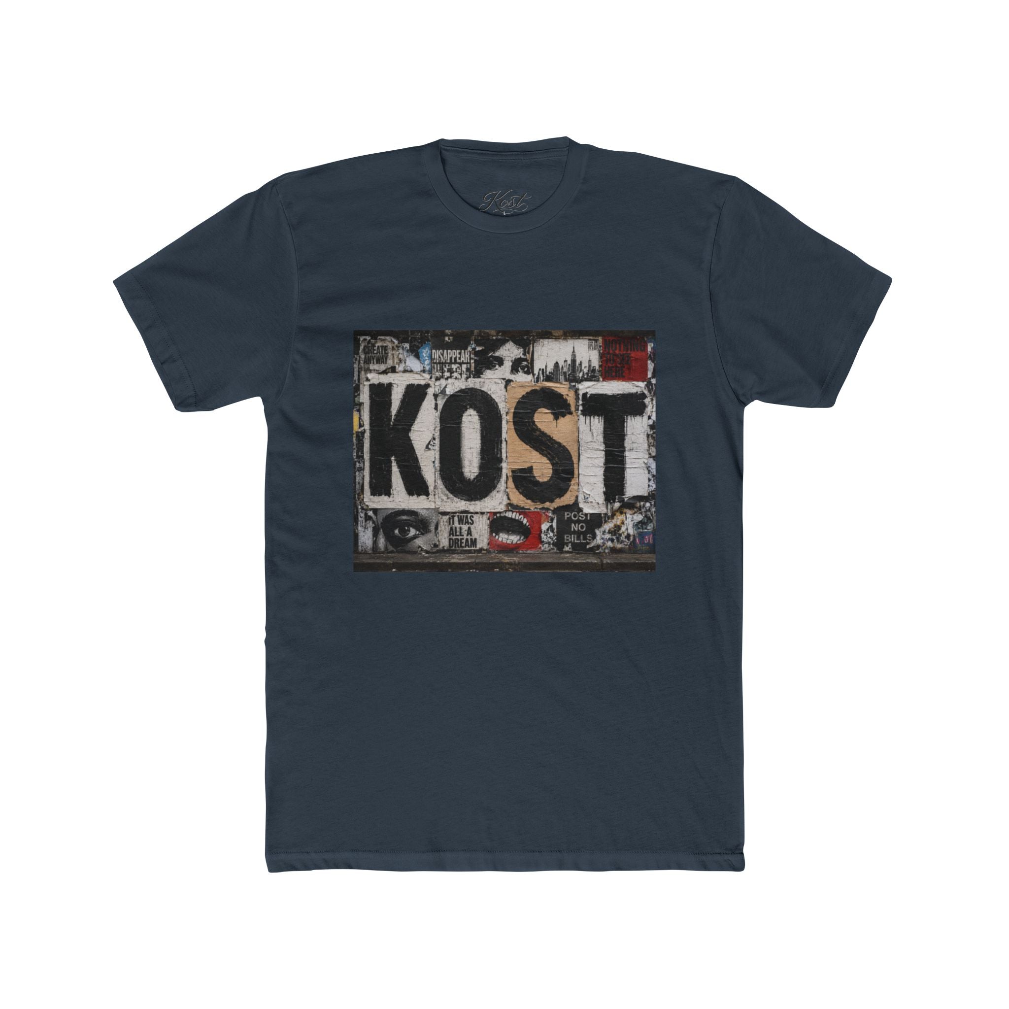 KOST Vintage Collage Tee — Retro Urban Graphic T‑Shirt