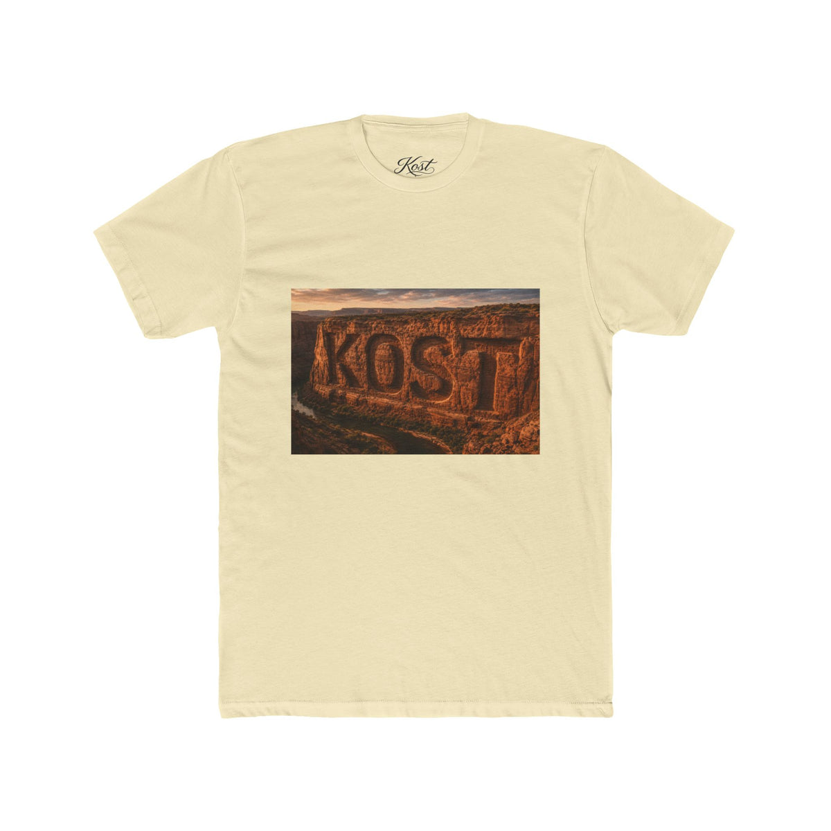 KOST Canyon Graphic Tee — Vintage Desert Landscape T-Shirt