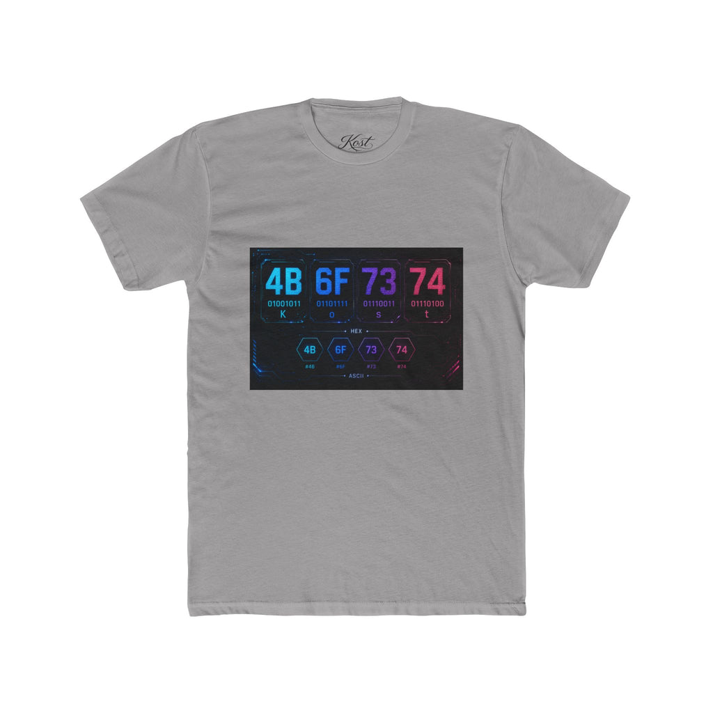 4B 6F 73 74 74 Binary Code Graphic T-Shirt