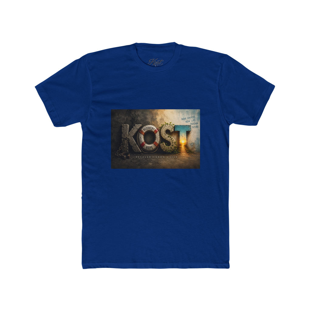 KOST Graphic T-Shirt – Distressed Gothic Rock-Inspired Tee