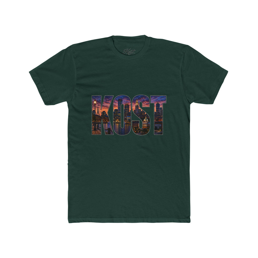 KOST Cityscape T-Shirt — Urban Skyline Lettering Tee
