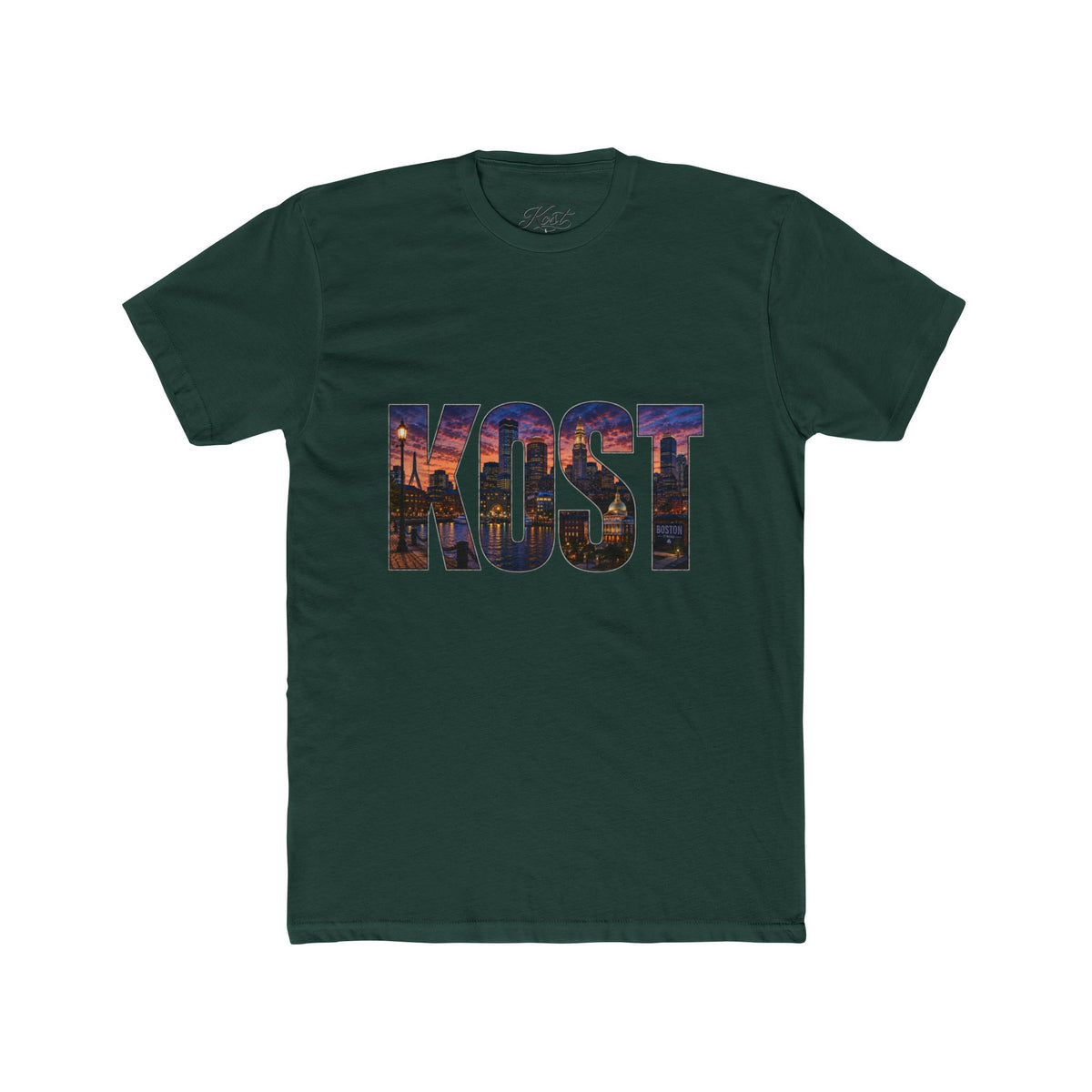 KOST Cityscape T-Shirt — Urban Skyline Lettering Tee