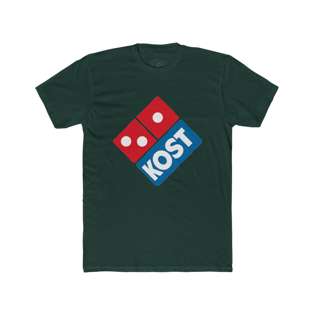 KOST Logo Tee — Retro Domino-Inspired Pizza Logo T-Shirt
