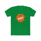 KOST Orange Paint Splatter Tee — Graphic Cotton Crew Shirt