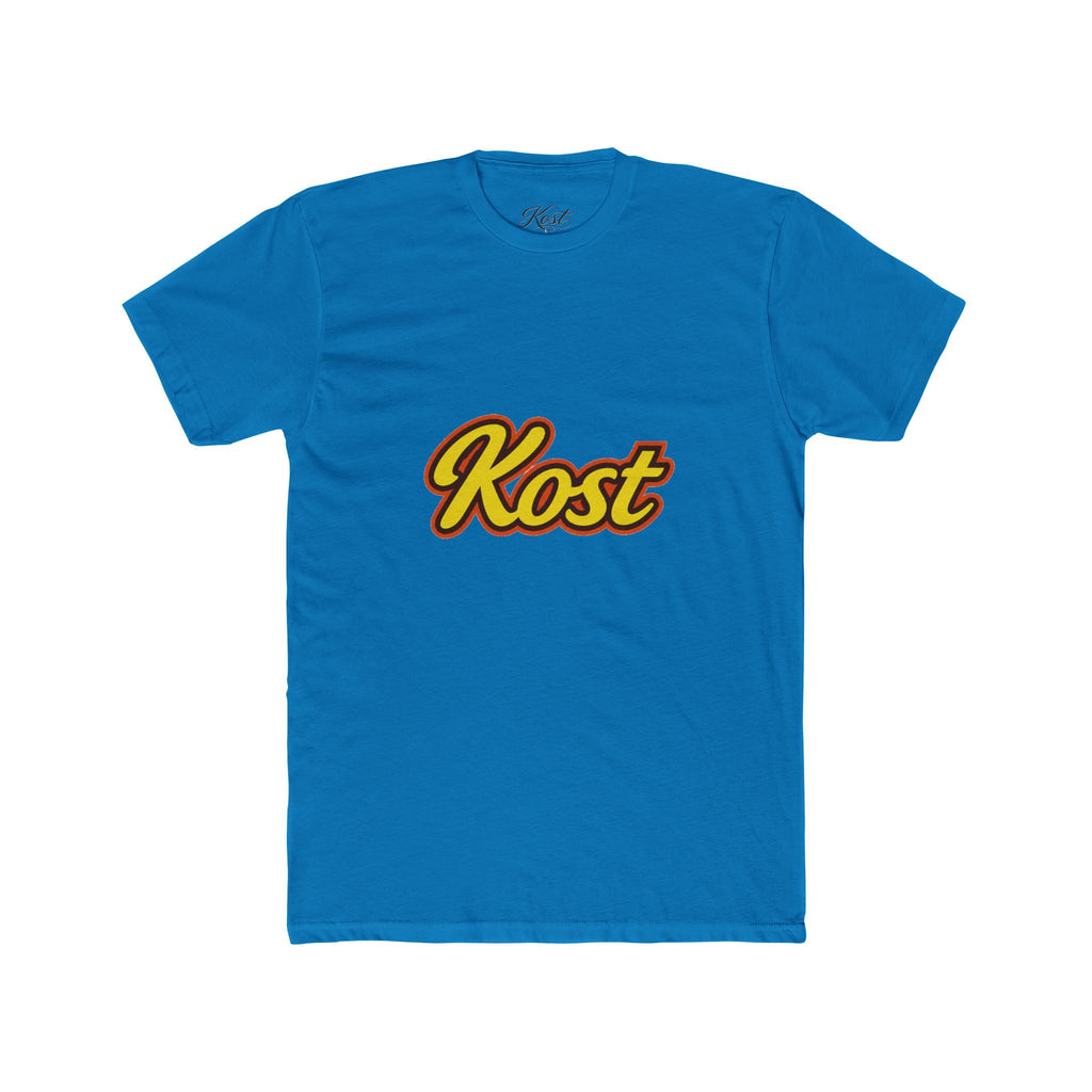 Kost Script T-Shirt — Retro Yellow & Red Logo Tee