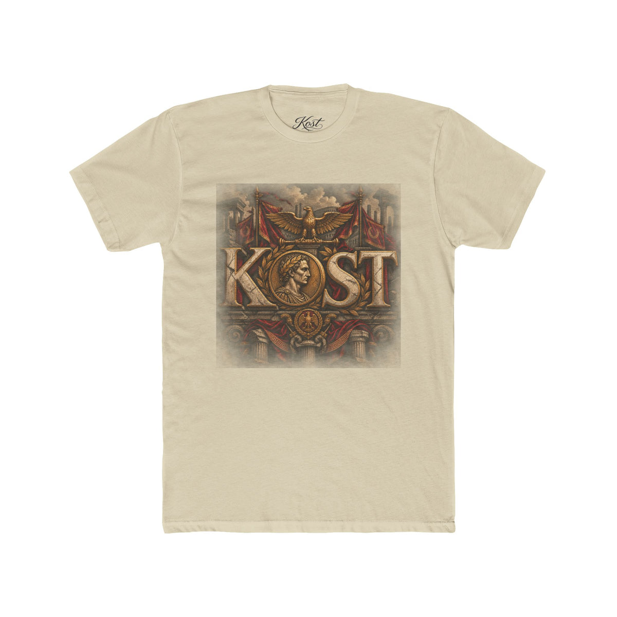 Kost Vintage Crest T‑Shirt — Retro Medieval Logo Tee
