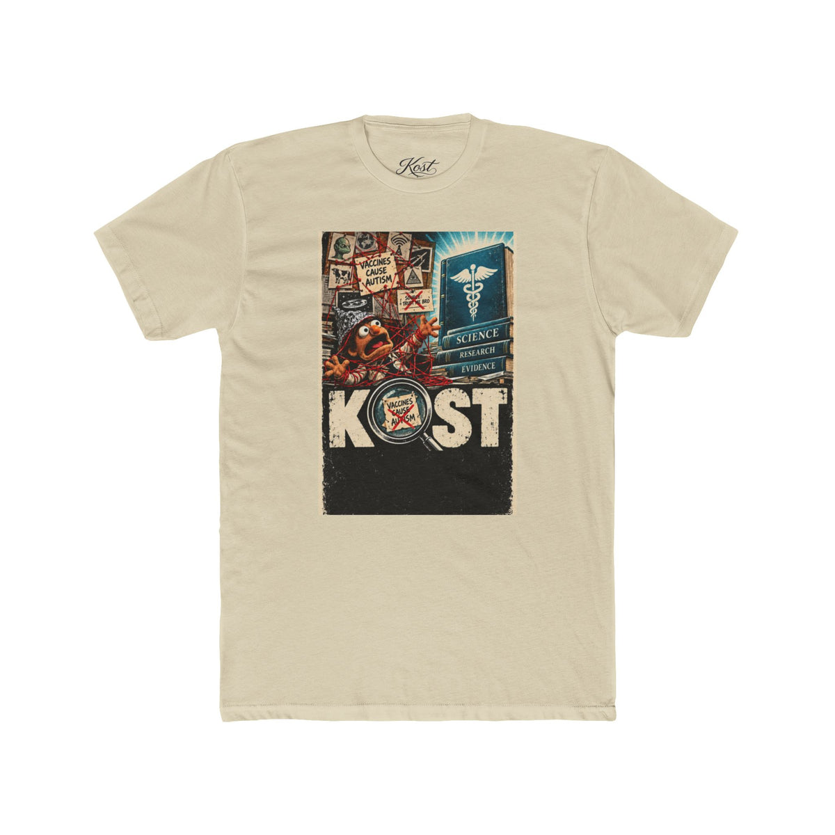 KOST Vintage Street Poster Tee — Retro Collage Graphic T-Shirt