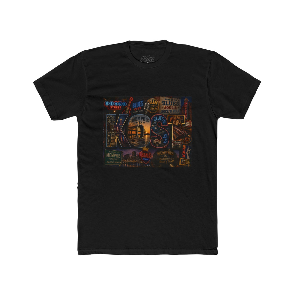 Neon Arcade Collage Graphic Tee