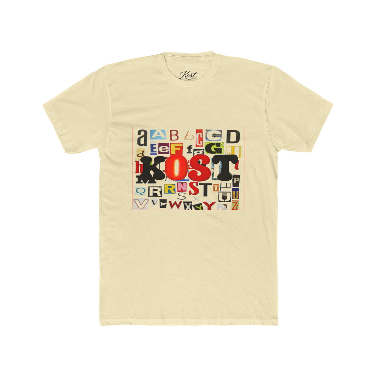Alphabet Typography Ghost Tee