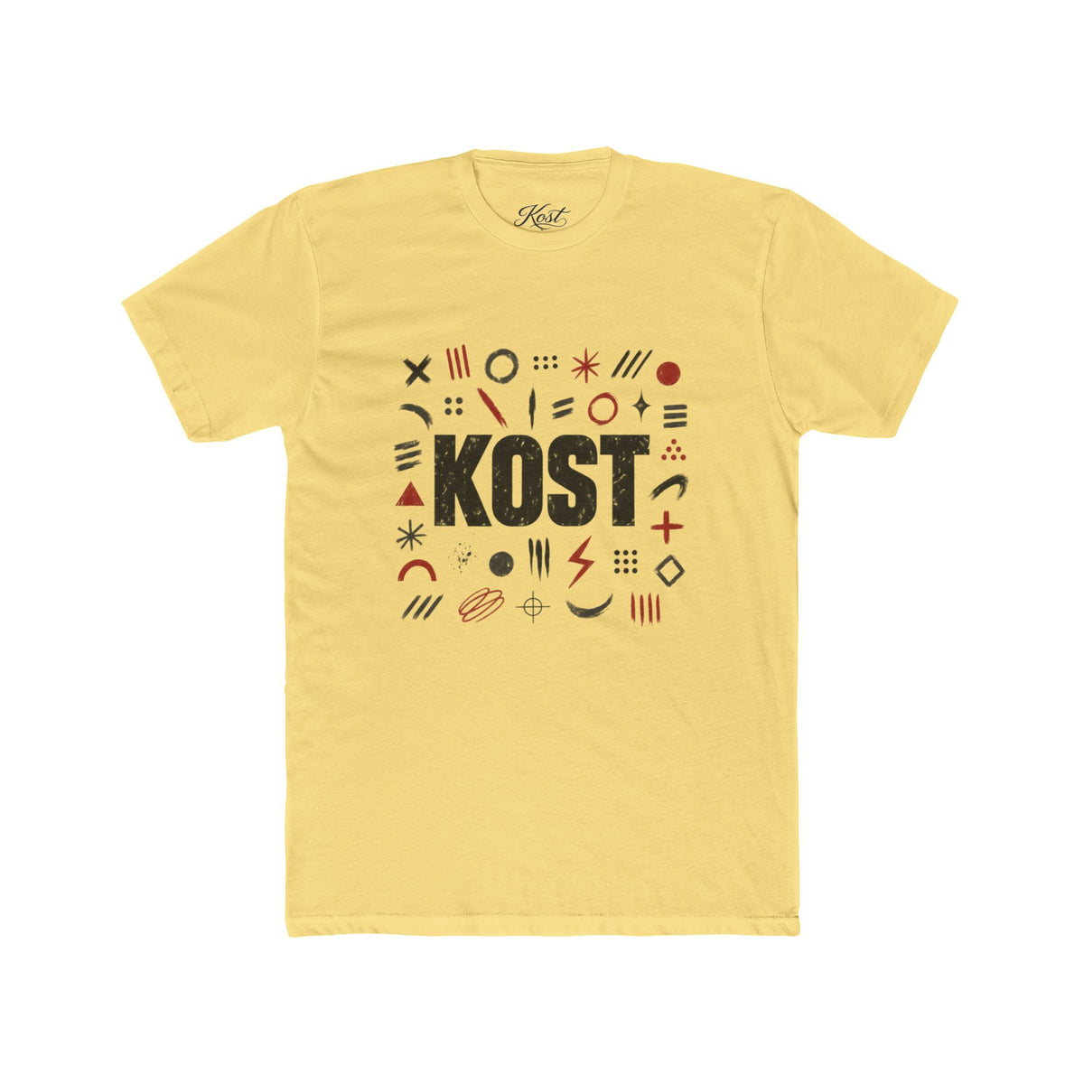 KOST Graphic Tee — Retro Geometric Logo T‑Shirt