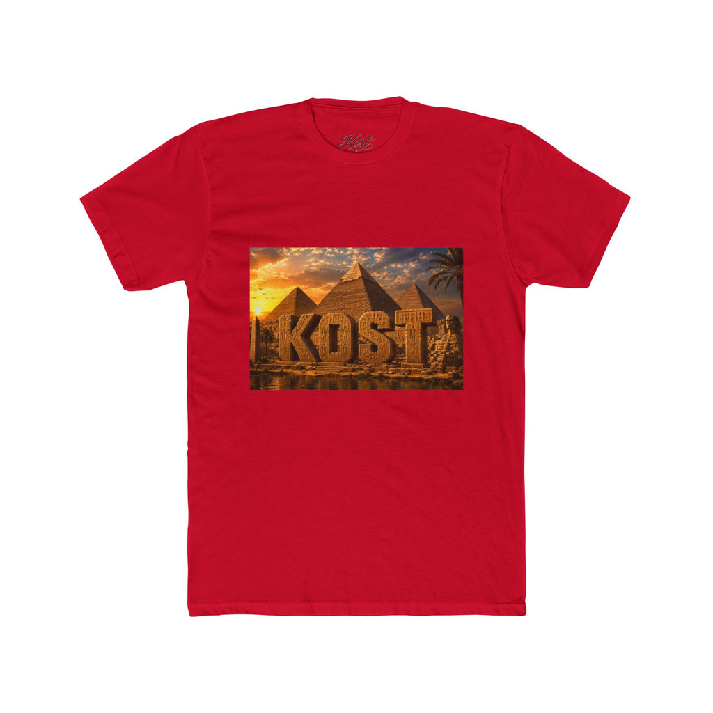 Kost Egyptian Pyramid Graphic Tee — Vintage Sunset Travel T-Shirt