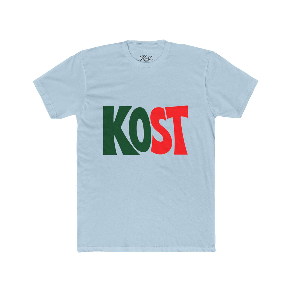 KOST Bold Logo Tee — Retro Red & Green Graphic T-Shirt