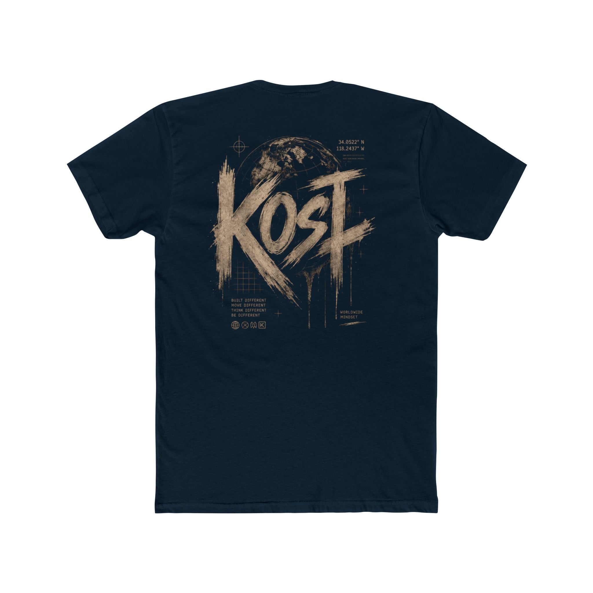 Kost Graphic Tee — Distressed Urban Logo Crewneck
