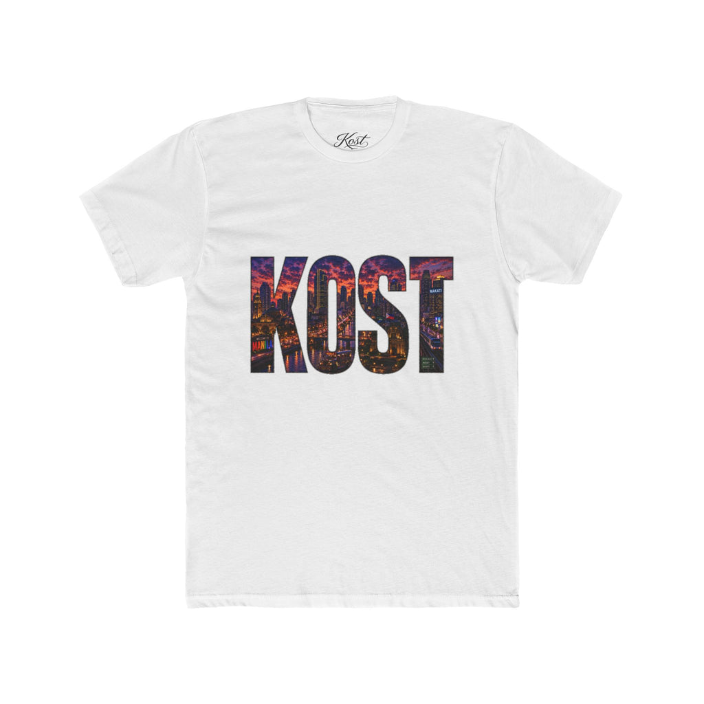 KOST Cityscape Graphic Tee — Bold Lettering Urban Skyline T-Shirt