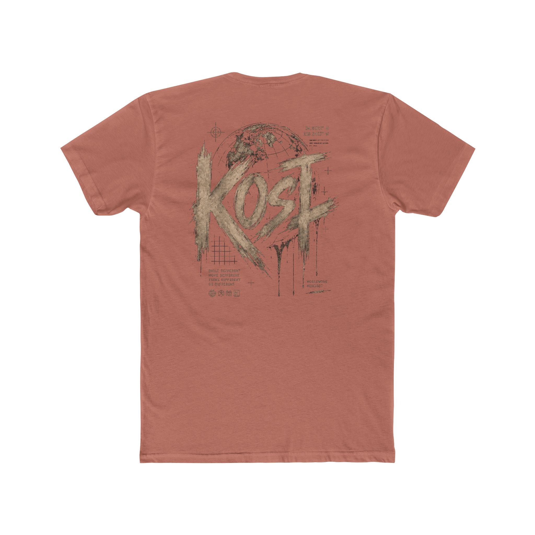 Kost Graphic Tee — Distressed Urban Logo Crewneck
