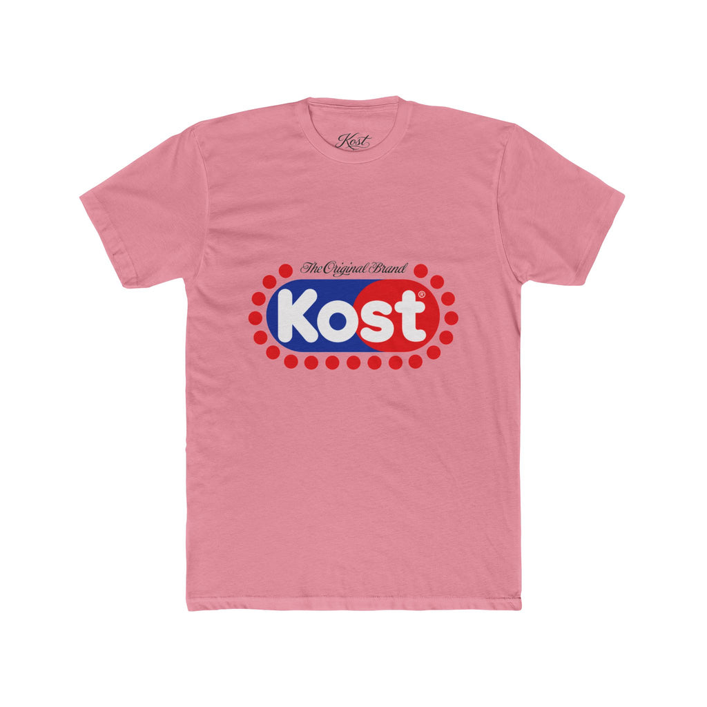 Kost Logo Tee — Retro Red & Blue Graphic T-Shirt