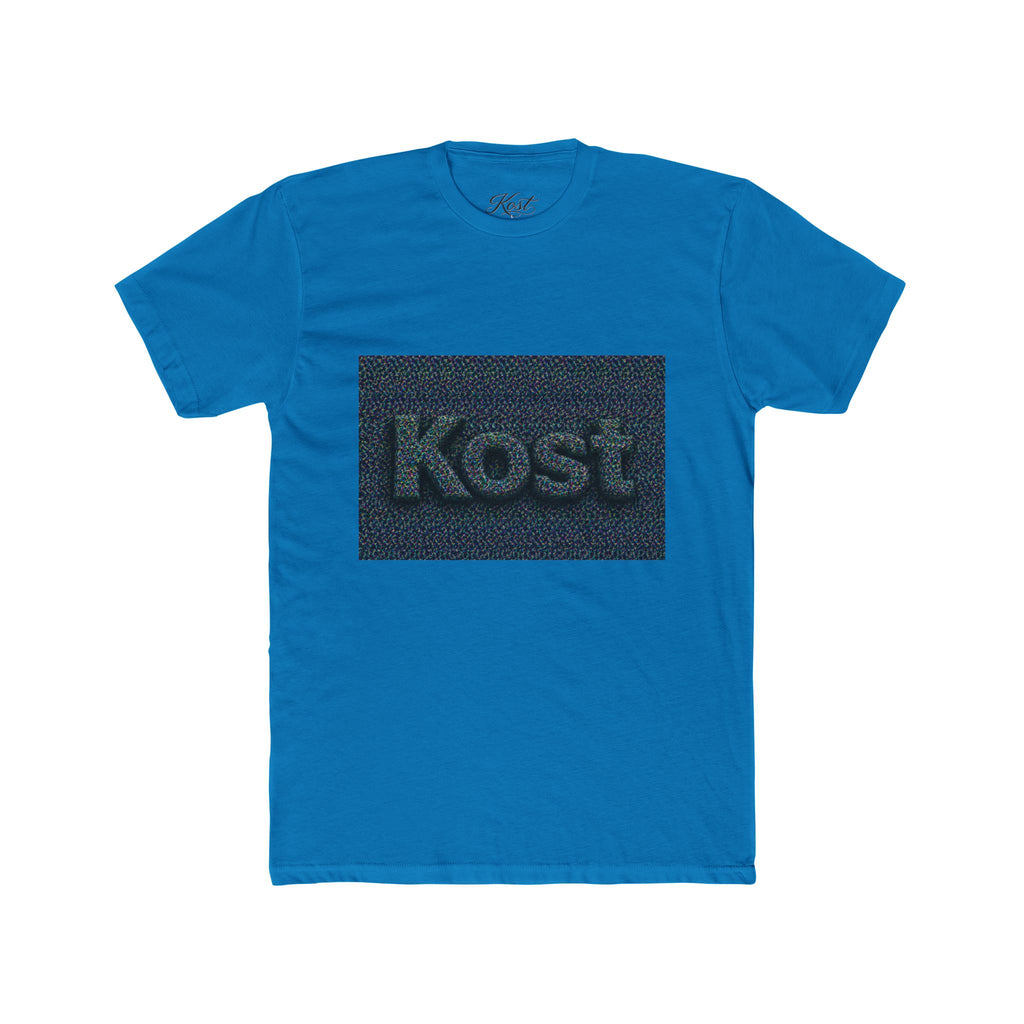 Kost Embroidered Logo Tee — Minimalist Cotton Crew T‑Shirt