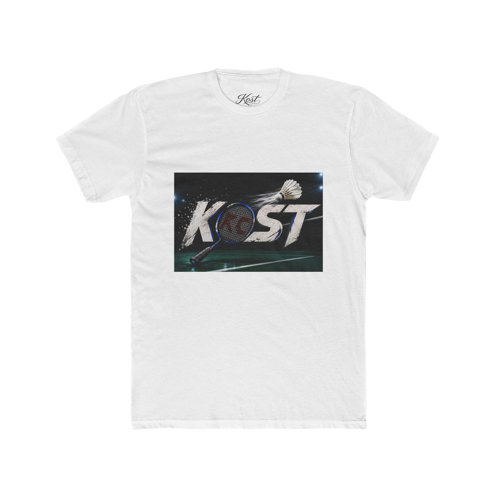 Kost Badminton Graphic Tee — Retro Shuttlecock Sports T‑Shirt