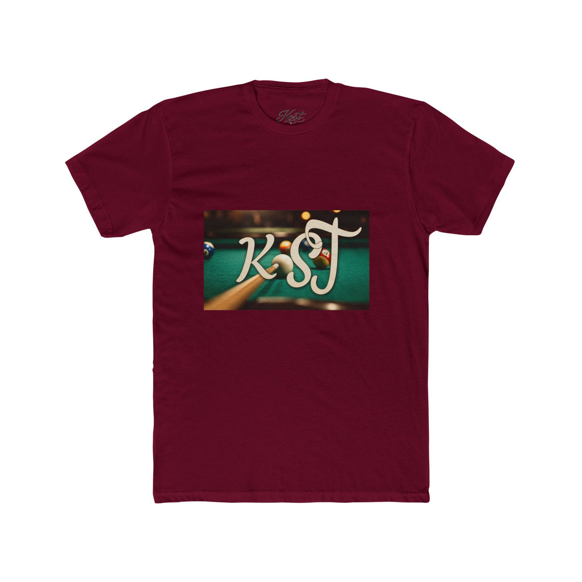 KST Vintage Pool Table Logo Tee — Retro Billiards T-Shirt