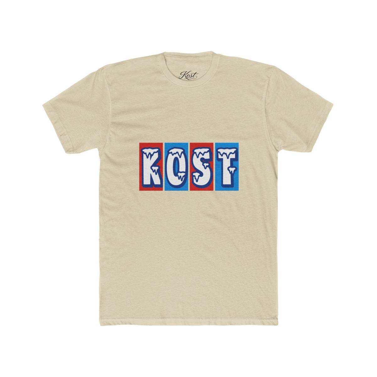Crew Tee — 'LOST' Retro Block Letter Graphic T-Shirt