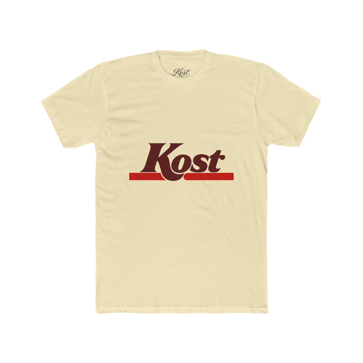 Kost Logo Tee — Retro Script Graphic T-Shirt
