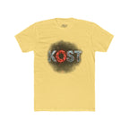 Lost Distressed Graphic Tee — 'LOST' Red & Blue Vintage Smoke Design