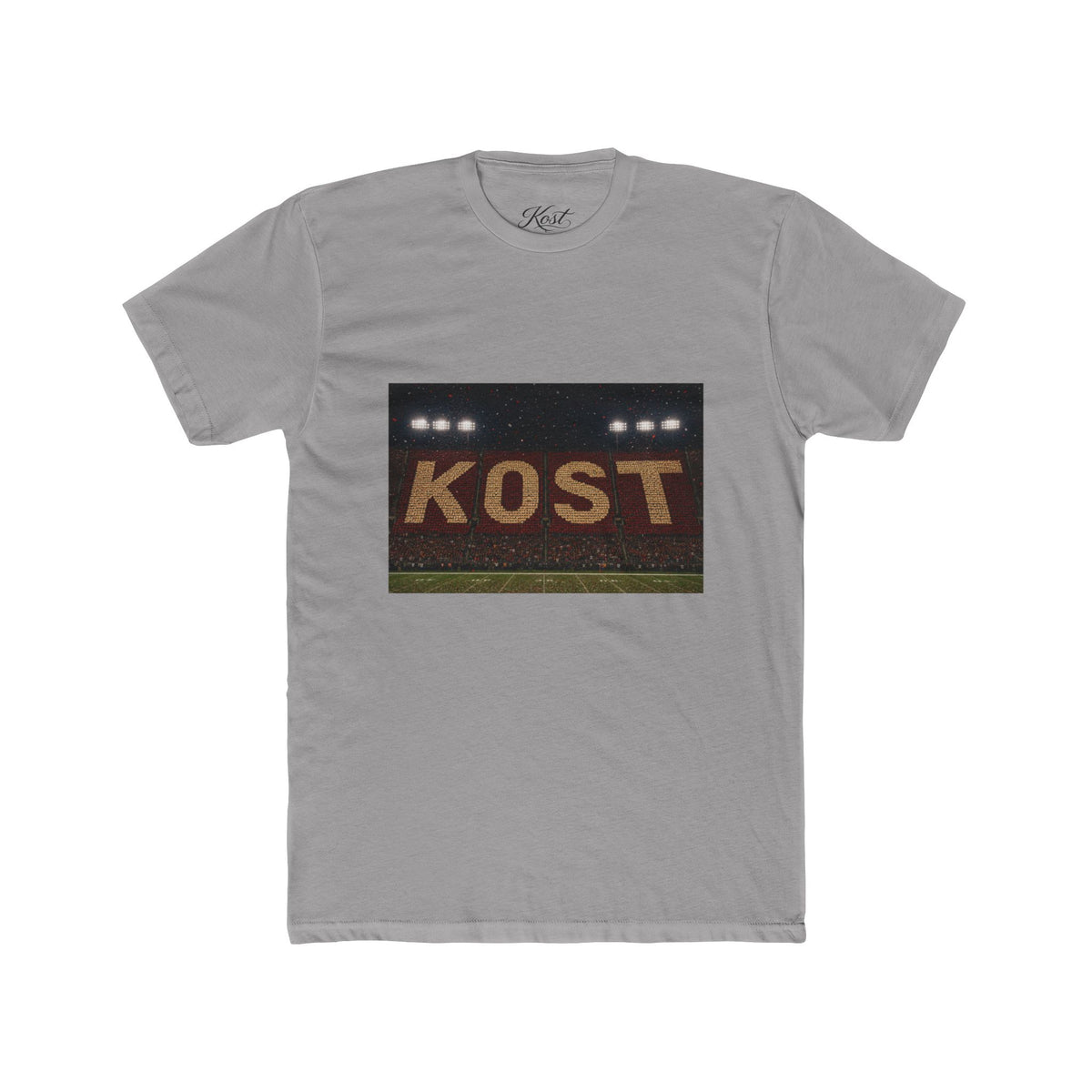 KOST Stadium Lights Graphic Tee — Vintage Sports Field Logo T-Shirt