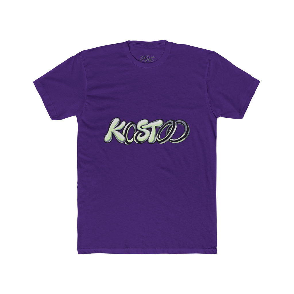 Graphic Tee — 'KOSTOD' Retro Bubble Letter Shirt