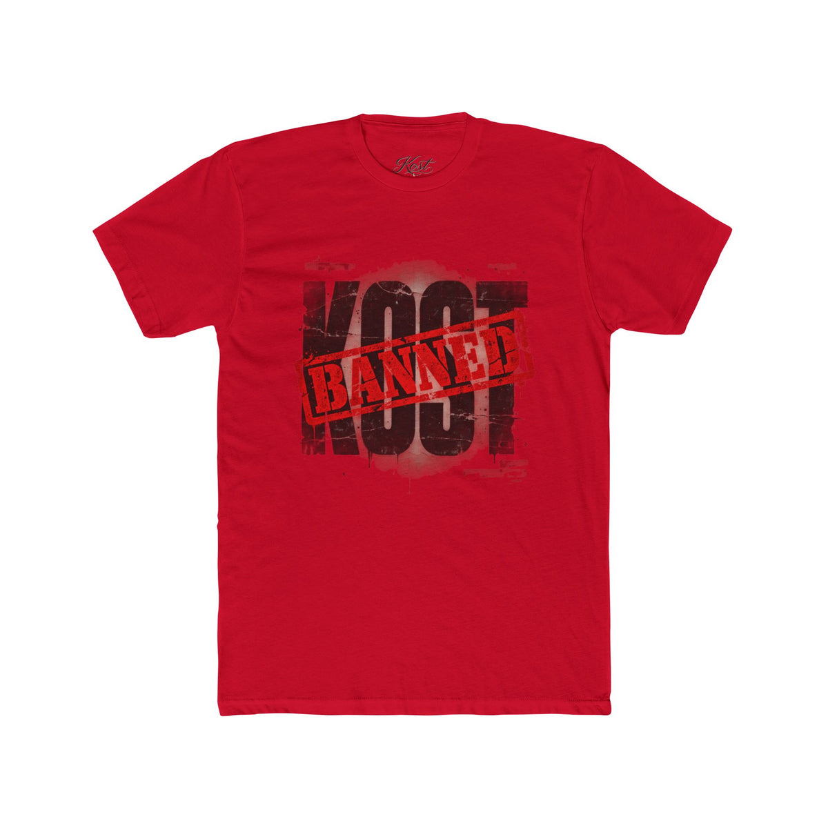 KOOT Graphic Tee — "BANNED" Stamp Distressed Streetwear T-Shirt