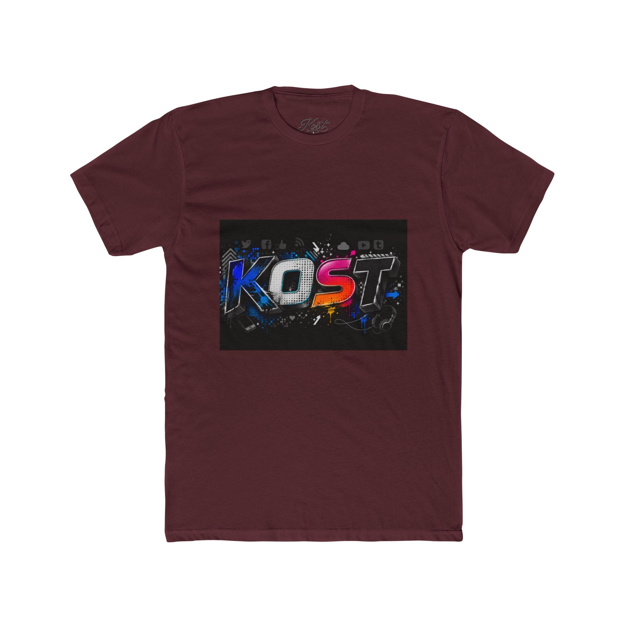 KOST Graphic Tee — Retro Neon Gaming Logo T‑Shirt