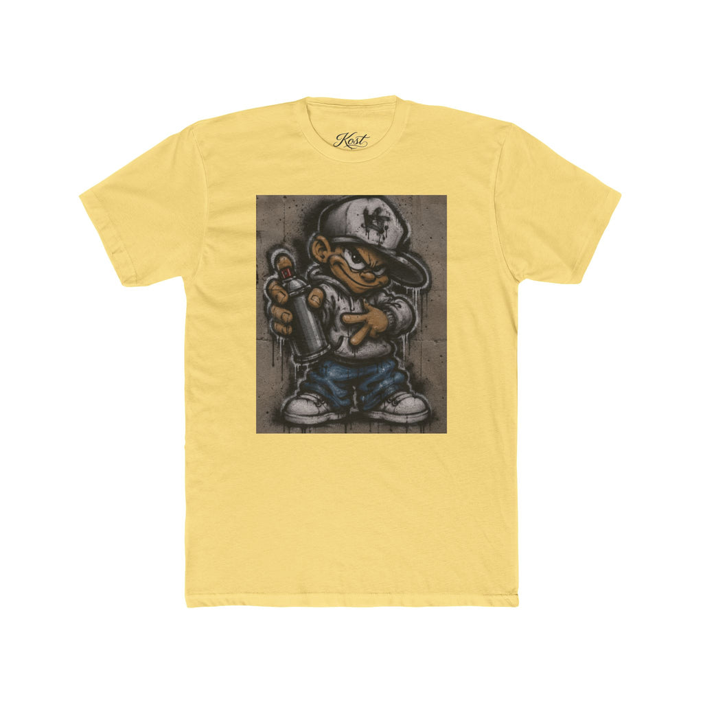 Graffiti Kid Tee — Urban Street Art Cartoon T-Shirt