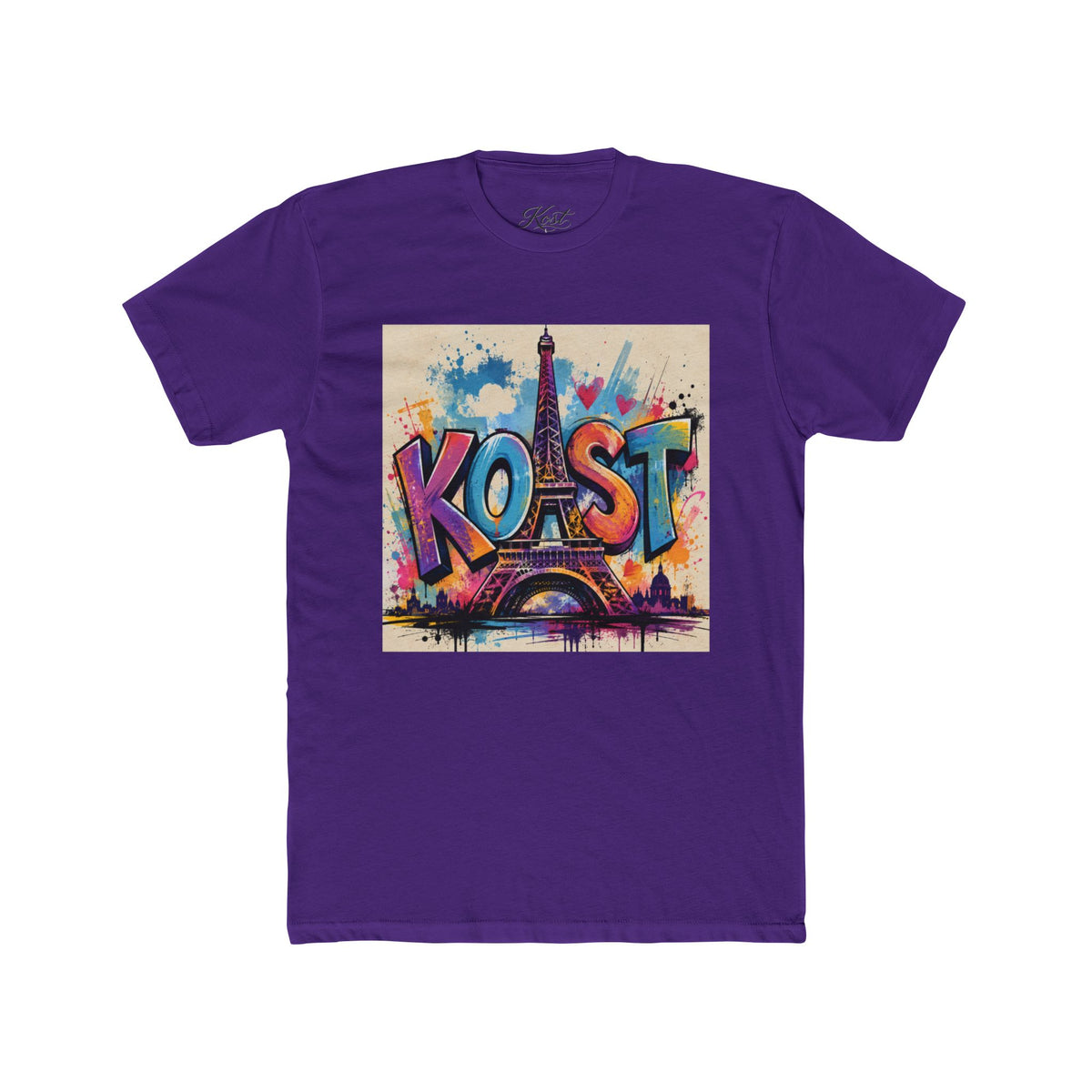 Paris Graffiti Tee — Colorful 'Koast' Eiffel Tower Street Art T-Shirt