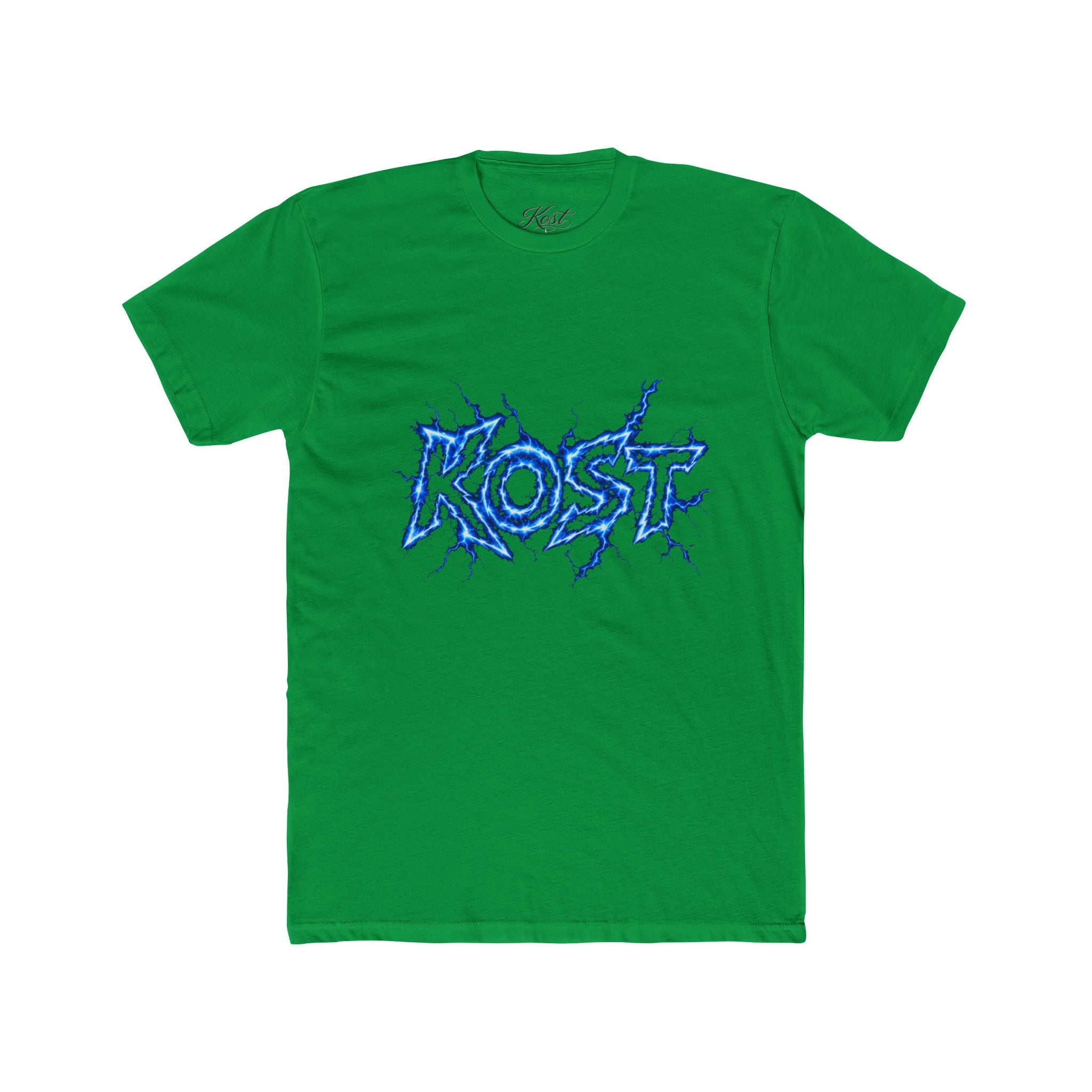 Kost Lightning Graphic Tee — Blue Electric Logo T-Shirt