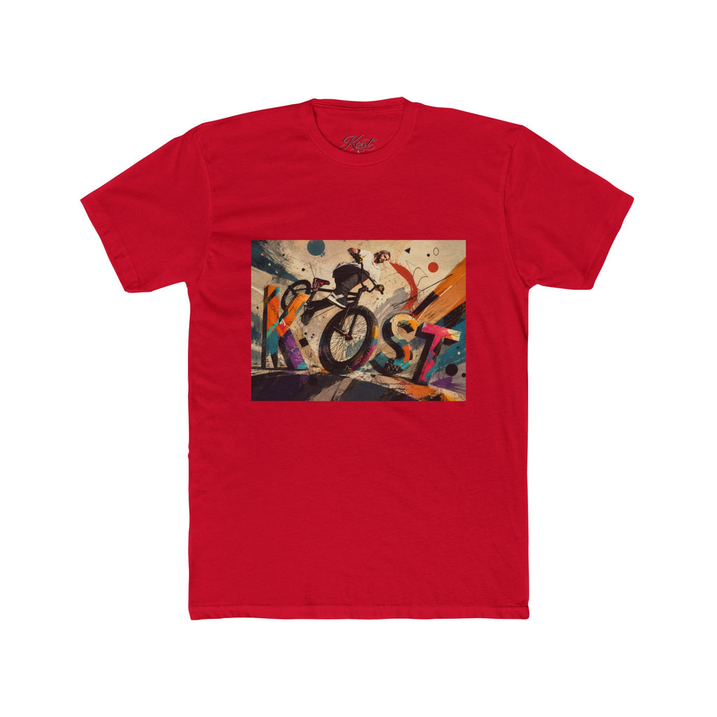 Lost BMX Street Art T‑Shirt — Graffiti Bike Graphic Tee