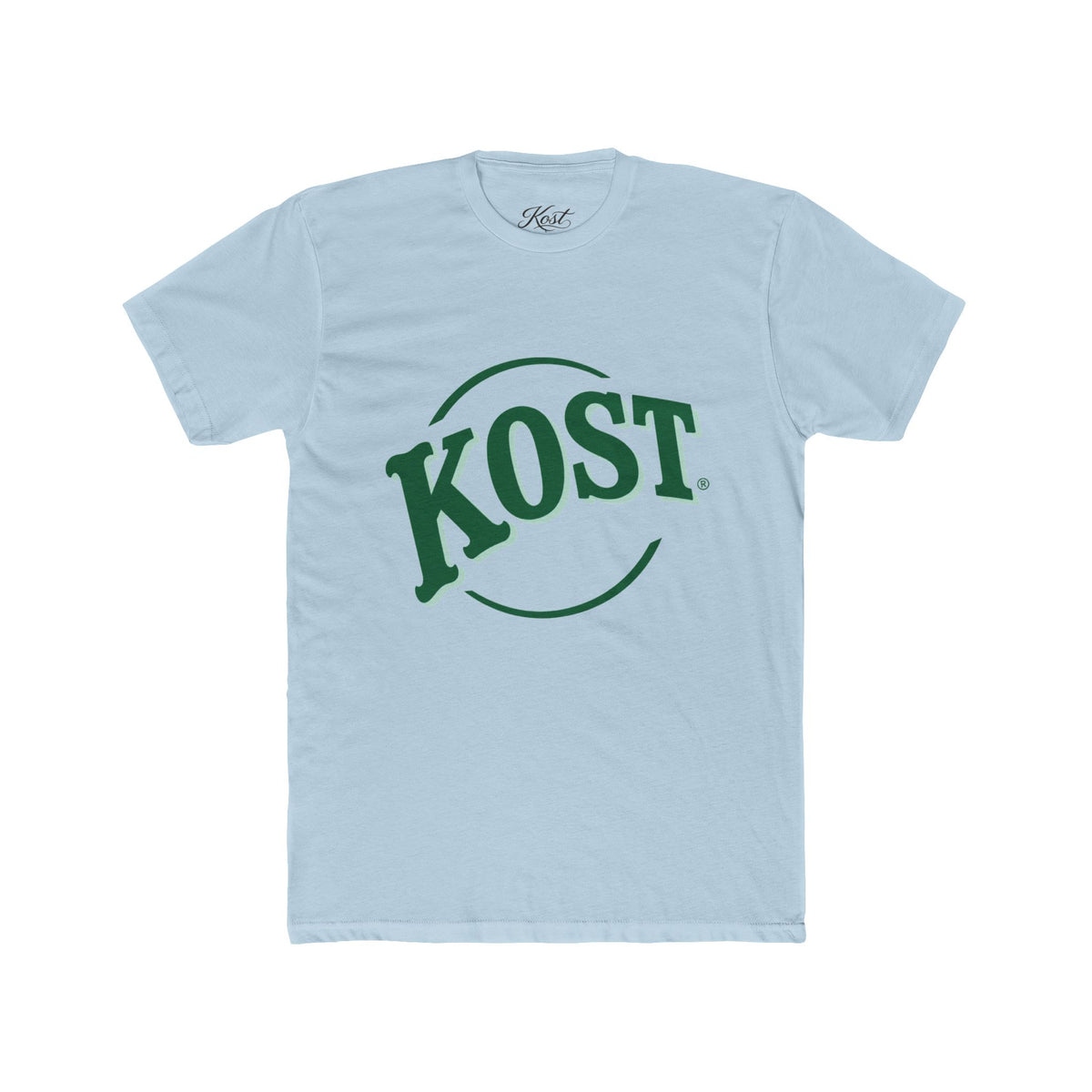 KOST Vintage Logo Tee — Green Retro Circle Graphic T-Shirt