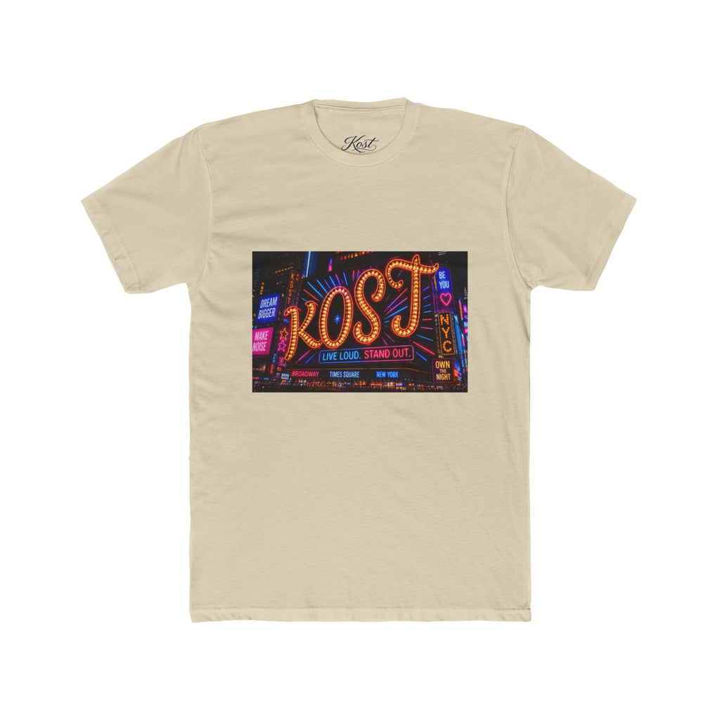 Kost Neon Sign Graphic Tee — Retro City Nightlife T-Shirt