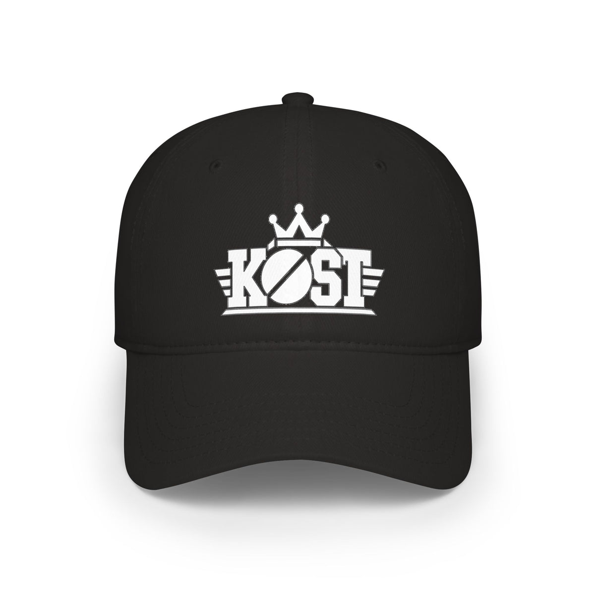 KØST Crown Logo Baseball Cap — Low Profile Red Hat